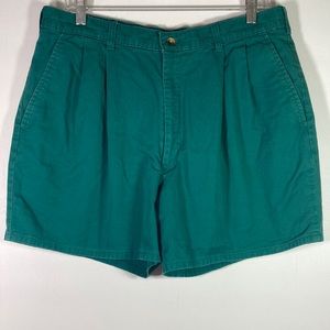 Savane Front Pleated Men Shorts Size 36